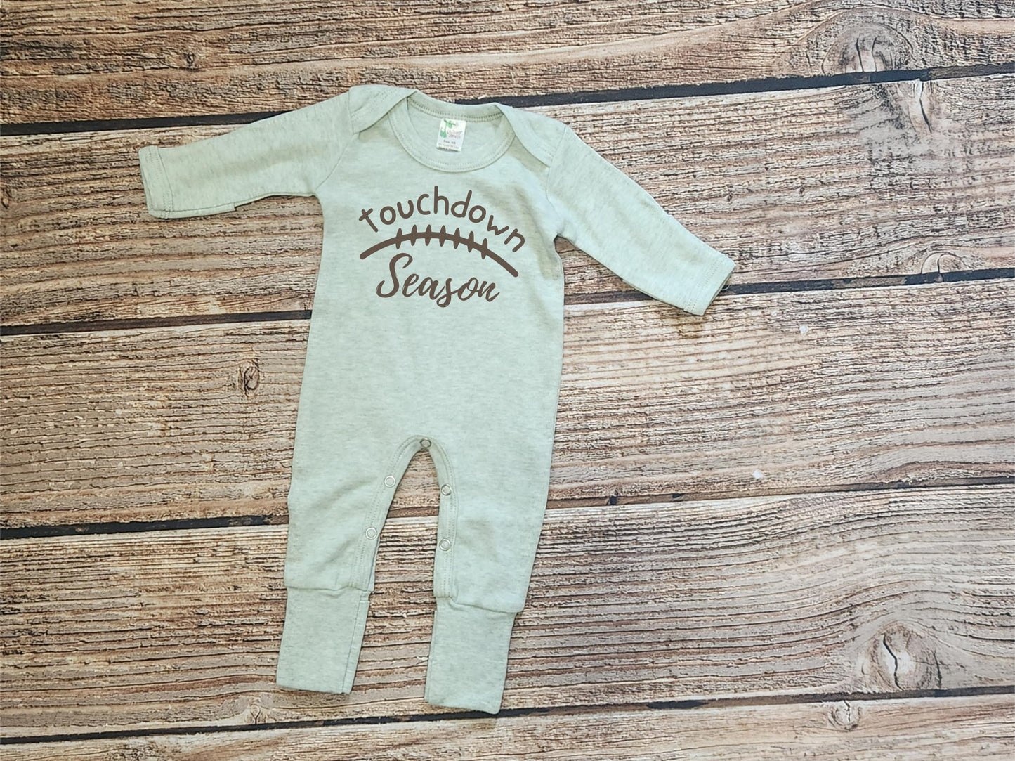 Baby Football Outfit: Touchdown Season Romper Bodysuit