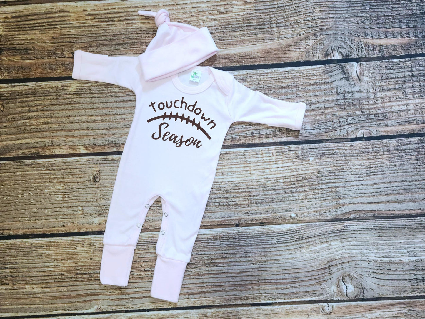 Baby Football Outfit: Touchdown Season Romper Bodysuit