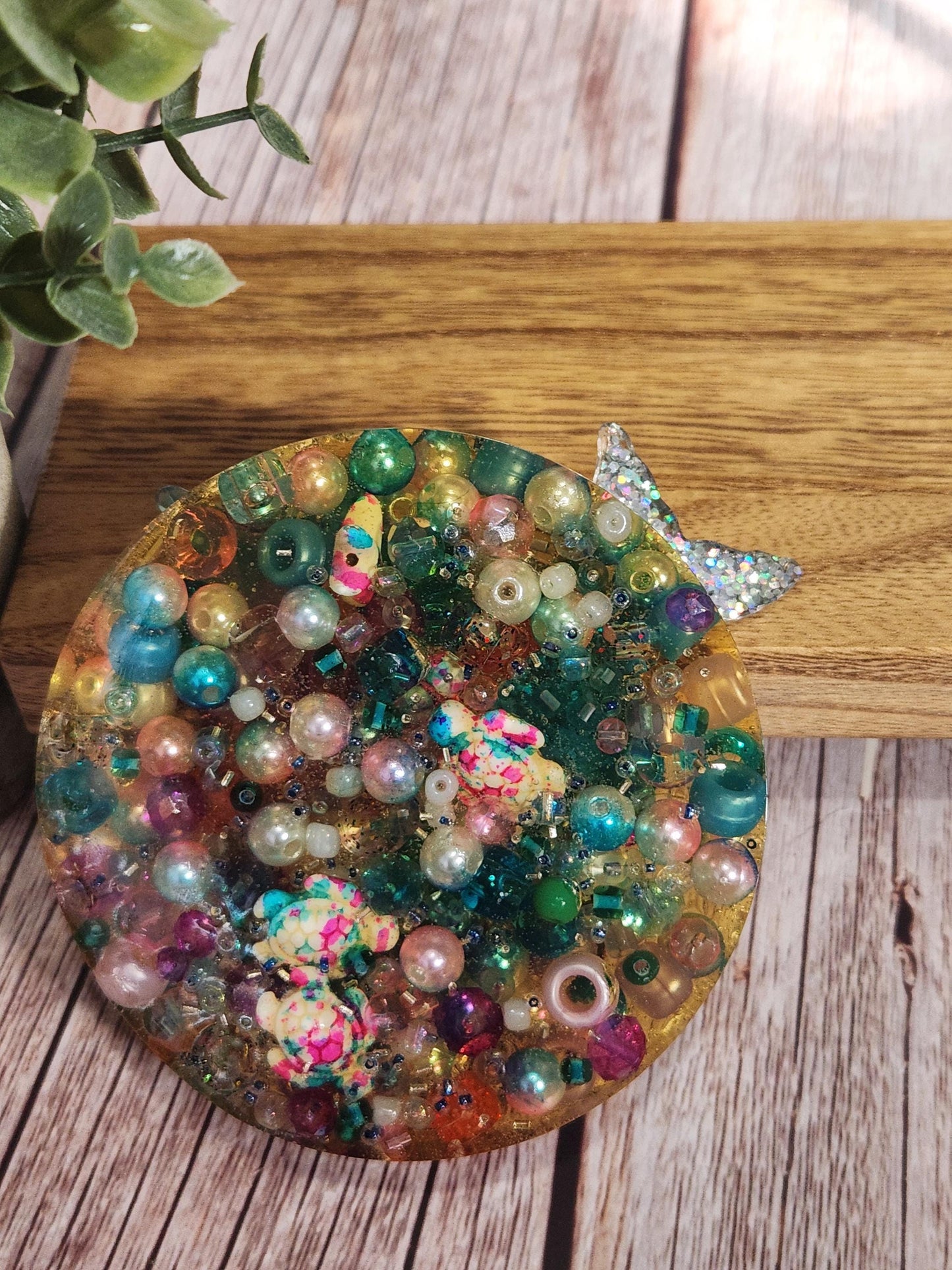 Mermaid Sensory Fidget Toy: Reusable Picky Pad with Tray