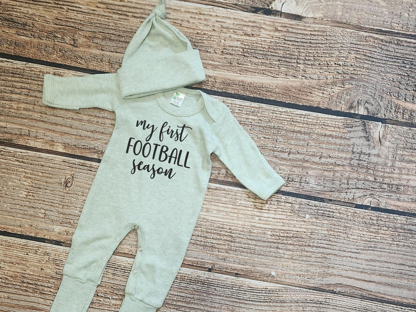 My First Football Season Baby Bodysuit: Game Day Outfit