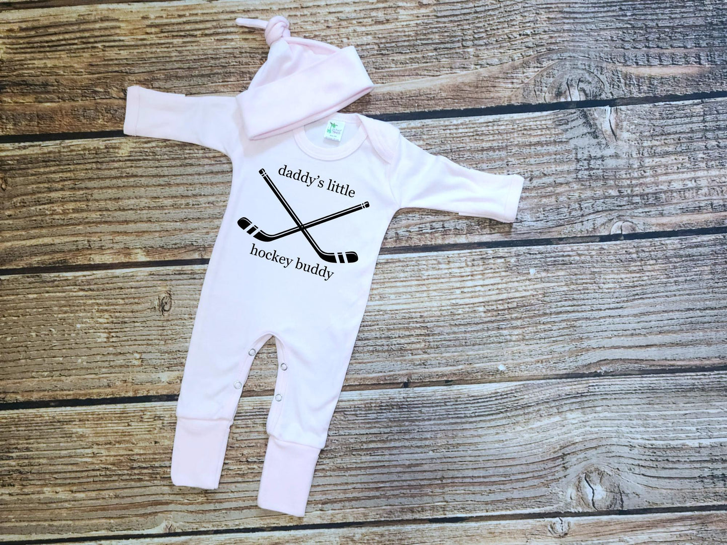 daddys hockey buddy newborn hockey outfit, my first hockey season romper, infant hockey baby gift, baby hockey outfits, baby boy long sleeve