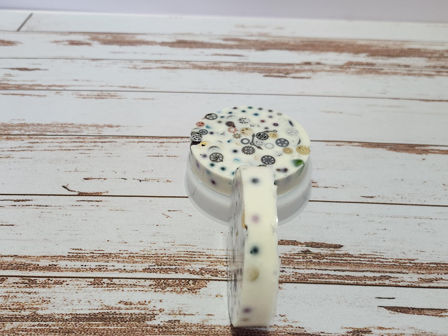 Steampunk Picky Pad: Remeltable Fidget Toy with Vintage Watch Parts