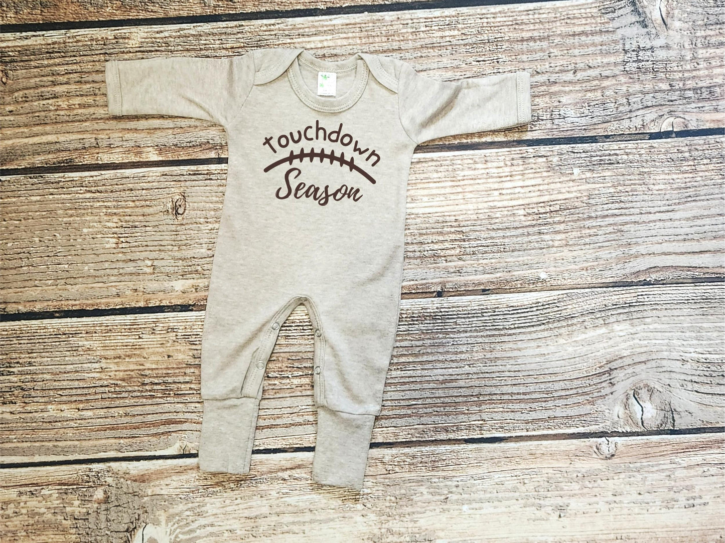 Baby Football Outfit: Touchdown Season Romper Bodysuit