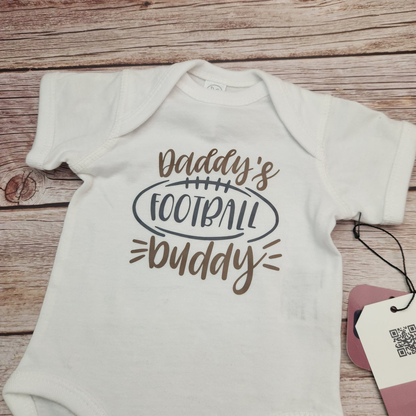 Baby Girl Football Outfit: Bodysuit, Skirted Bummies & Bow