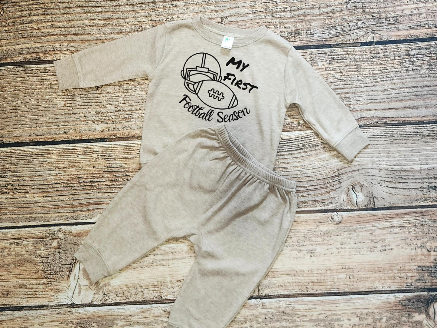 Baby Football Outfit: Soft Jersey Jogger Set - Game Day Apparel