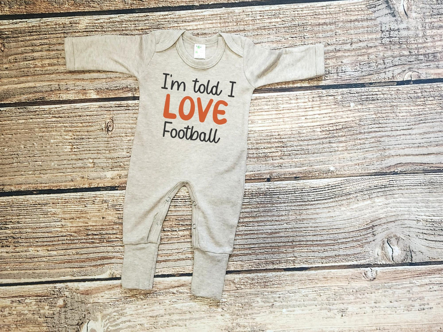 Football Baby Outfit: Game Day Romper Set - Sports Baby Clothes