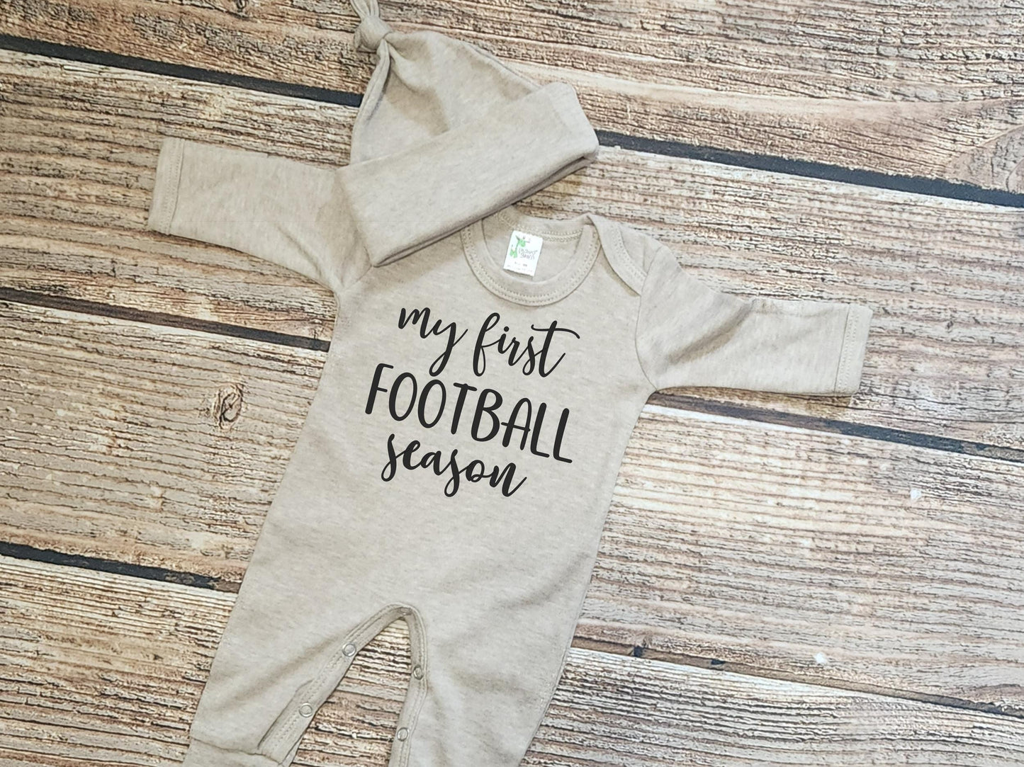 My First Football Season Baby Bodysuit: Game Day Outfit