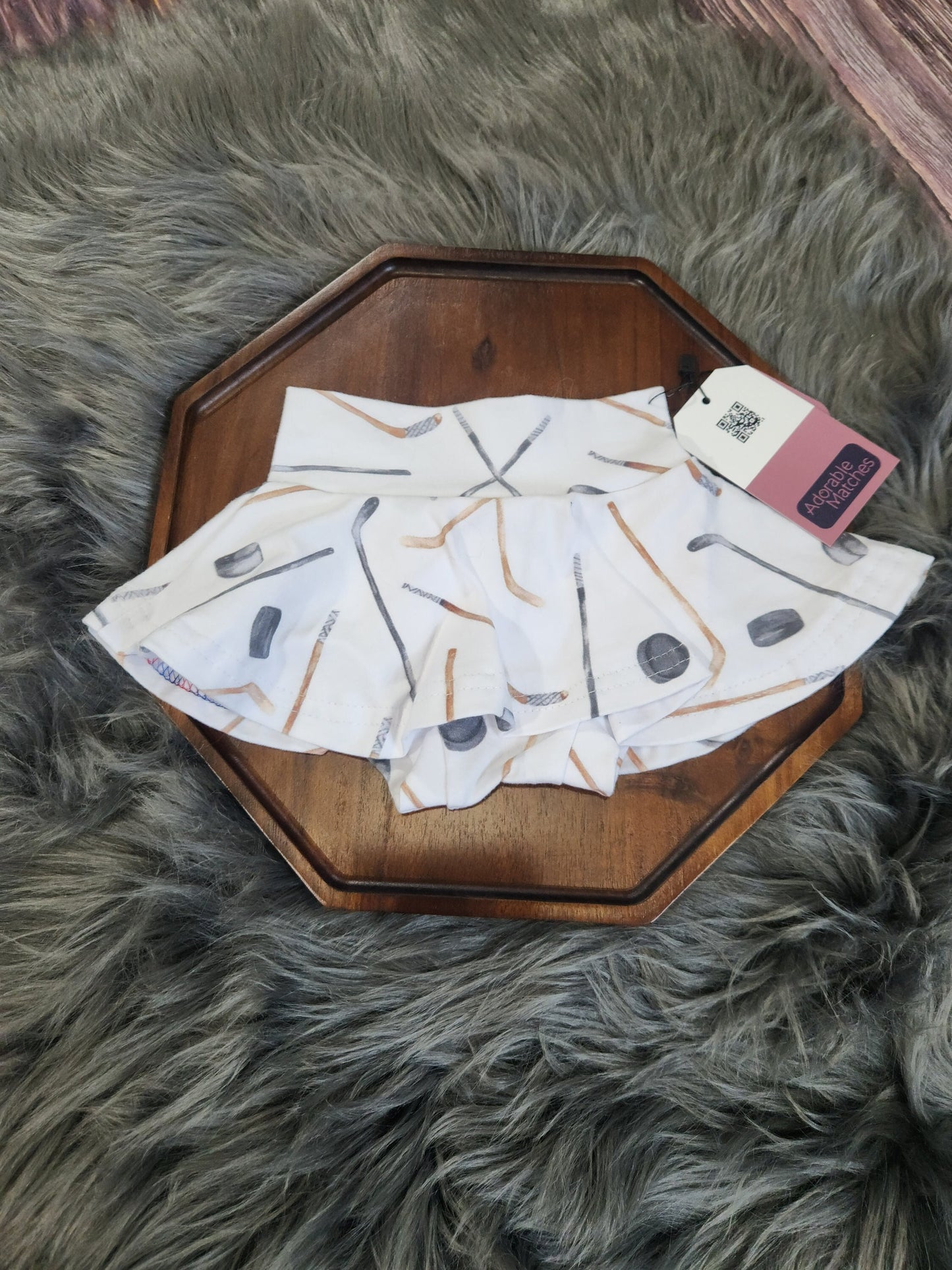 Toddler Hockey Outfit: Bodysuit & Bell Bottoms Set