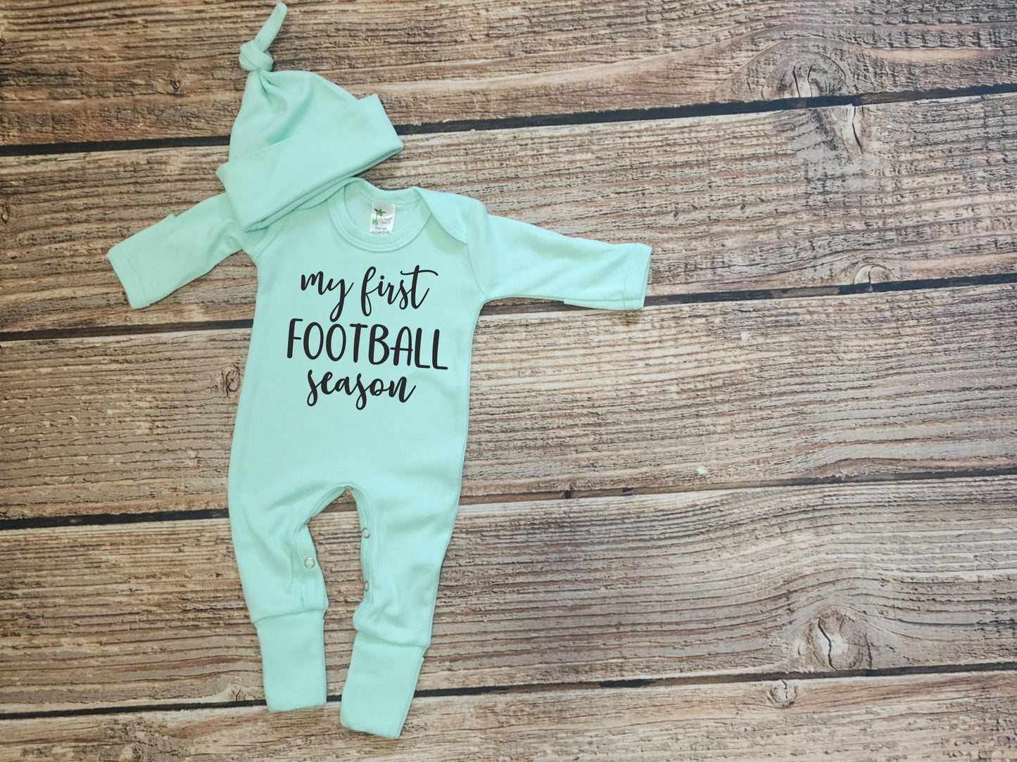 My First Football Season Baby Bodysuit: Game Day Outfit