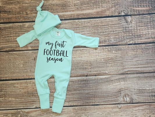 My First Football Season Baby Bodysuit: Game Day Outfit