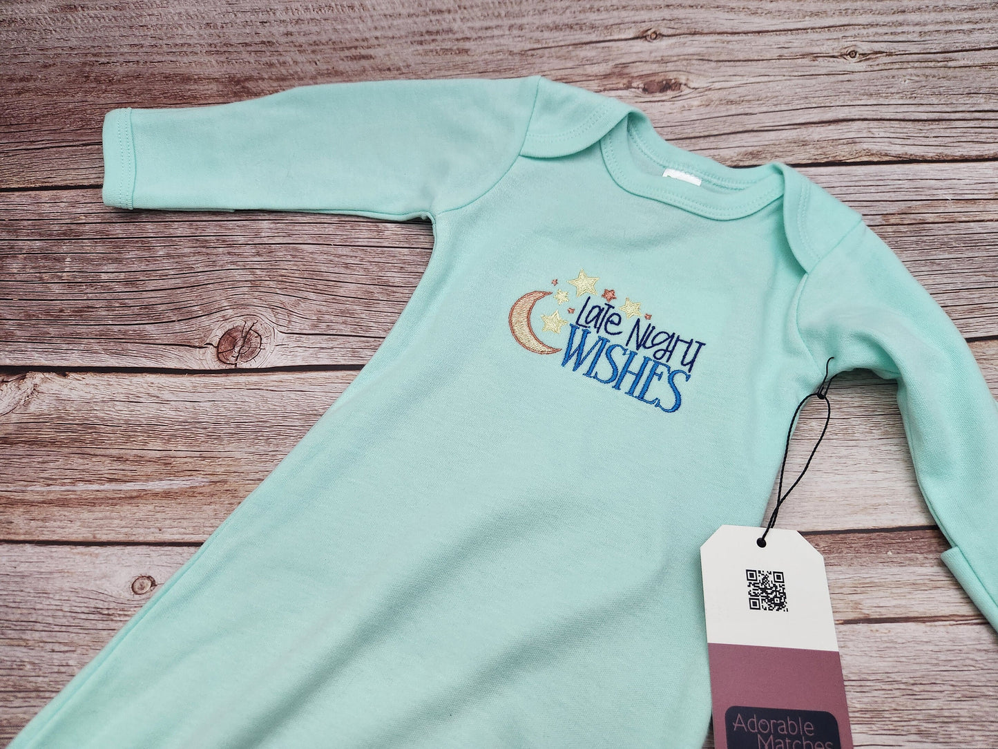 Personalized Baby Girl Sleeper: Embroidered Cotton Footed Romper