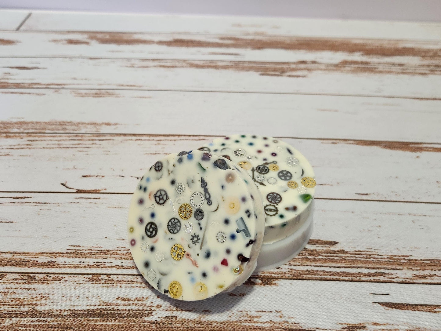 Steampunk Picky Pad: Remeltable Fidget Toy with Vintage Watch Parts