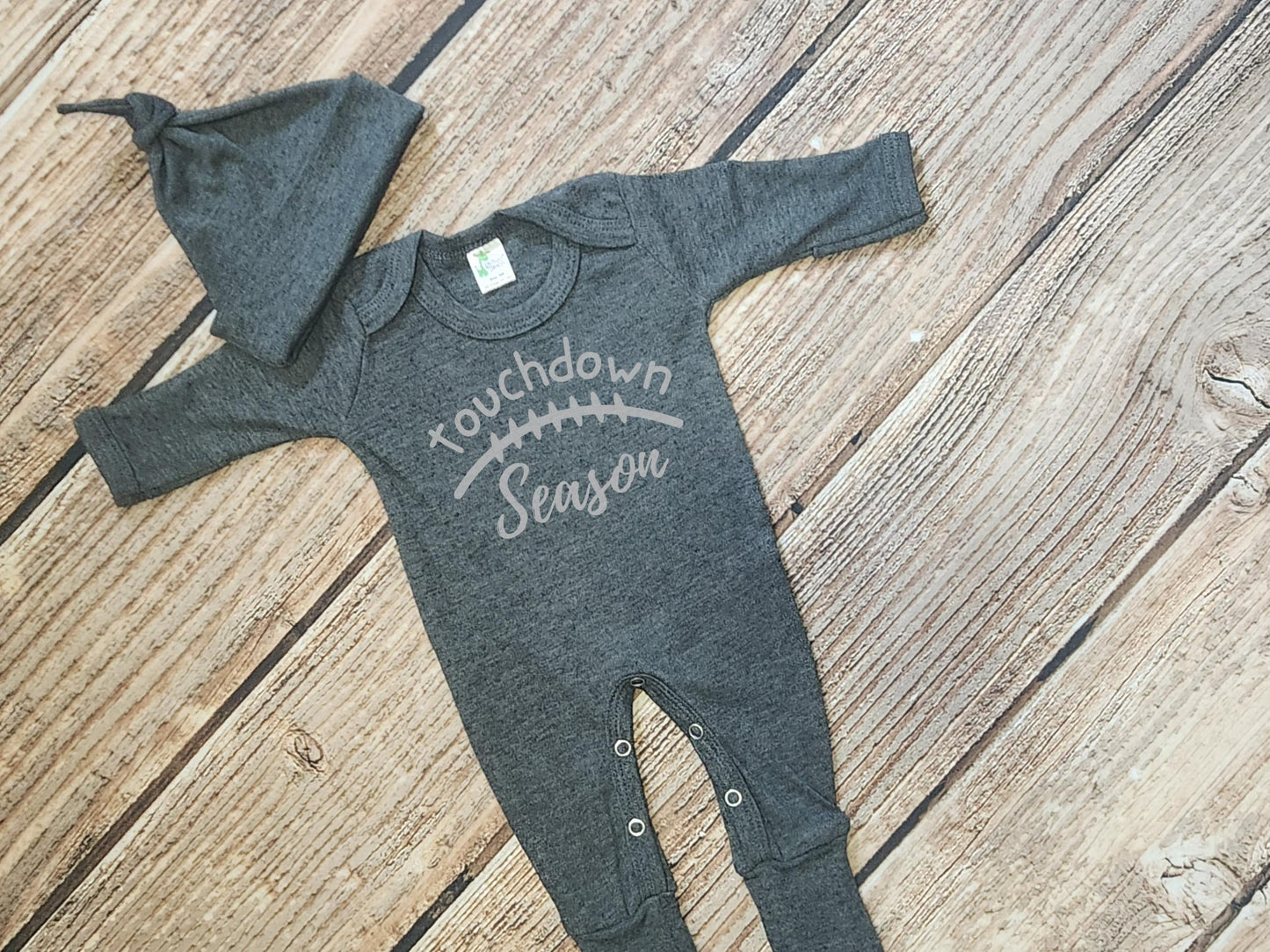 Baby Football Outfit: Touchdown Season Romper Bodysuit